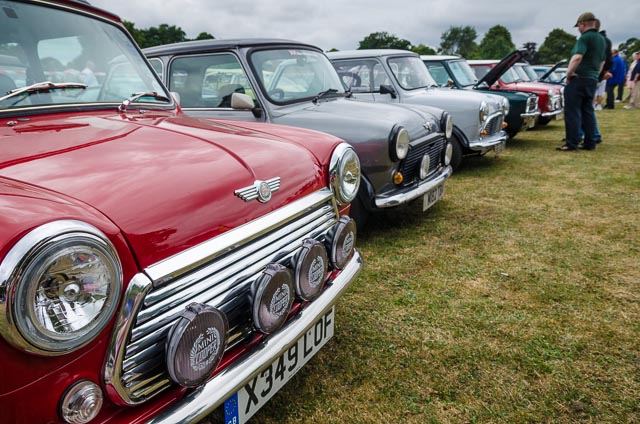 No classic car show is complete without representation for the Mini Owners Club for people to enjoy!